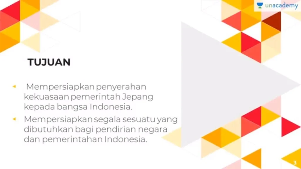 apa tujuan pembentukan PPKI